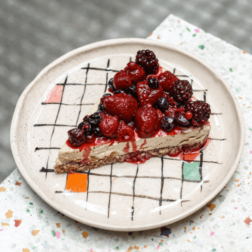 Cheesecake RAW con Frutos Rojos